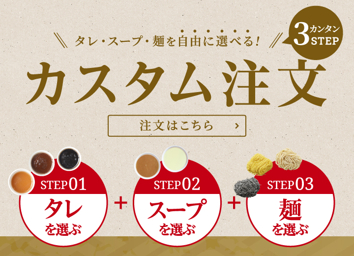 カスタム注文バナー